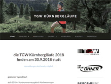 Tablet Screenshot of kuernberglauf.at